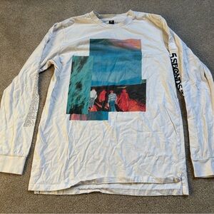 5 Seconds of Summer 5SOS Take My Hand Tour Sz L Long Sleeved T Shirt Band Merch